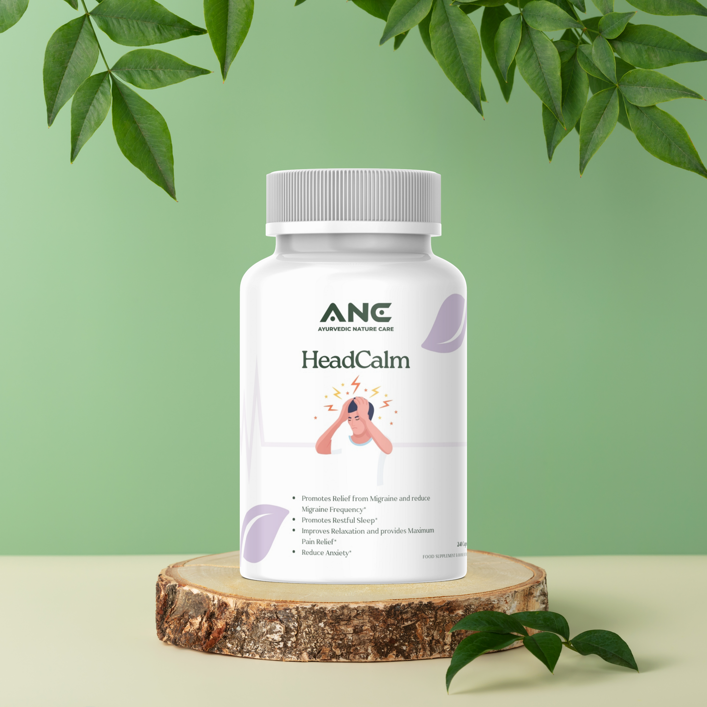 Headcalm- Natural Migraine & Headache Support Formula