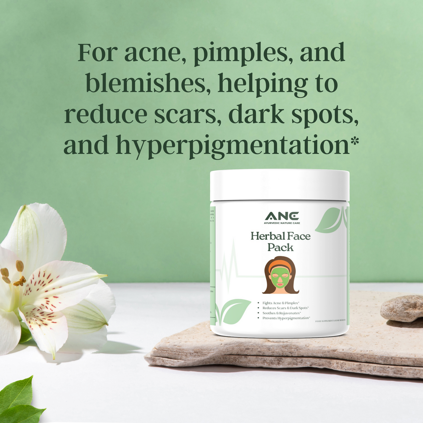 ACNE MARKS AND SCARS HERBAL FACE PACK 500 GRAMS