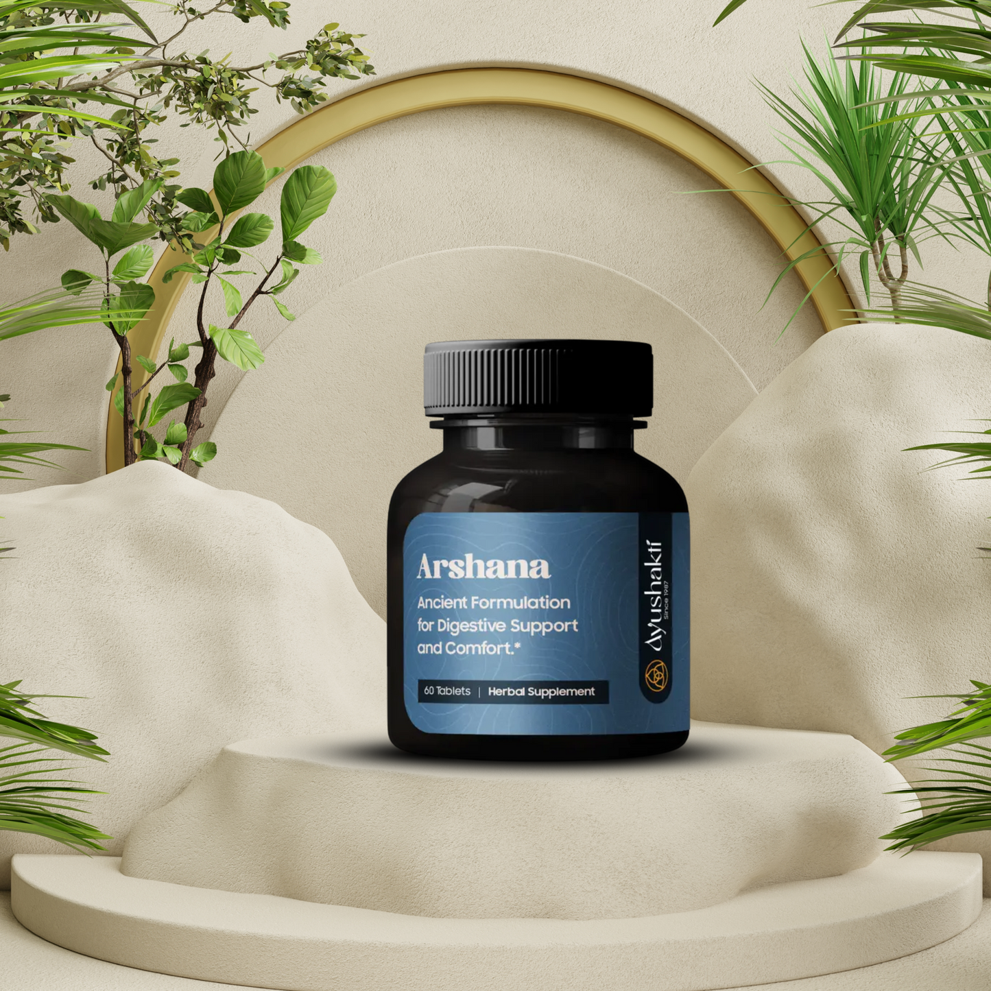 Ayushakti Arshana 60 Tablets - For Haemorrhoids, Piles and Fischer