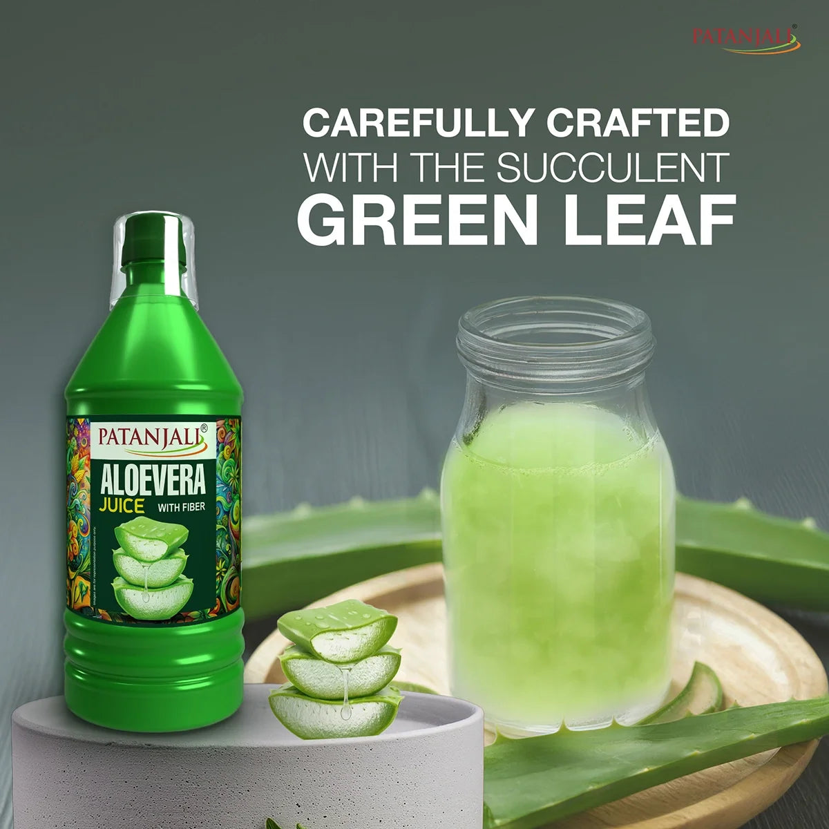 Patanjali Aloevera Juice with Fibre 1 Ltr