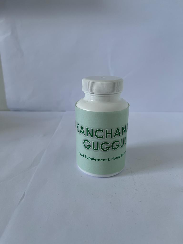 Kanchanar Guggul 120 Tablets (Treats Tumors | PCOS | Cyst Swelling)
