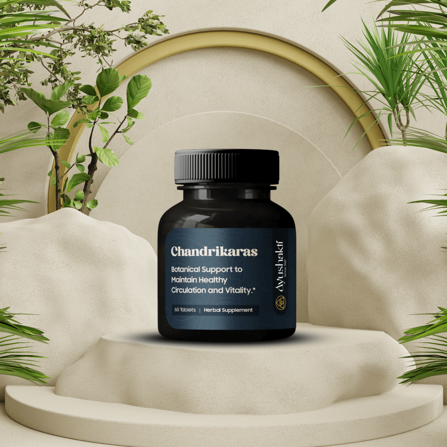 Ayushakti Chandrikaras 60 Tablets - Natural Body Cooler - Ayurvedic Nature Care