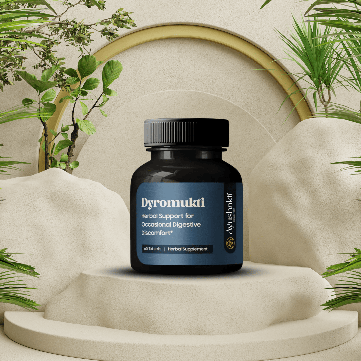 Ayushakti Dyromukti 30*2 Tablets - Sure and Safe Relief from Diarrhoea - Ayurvedic Nature Care