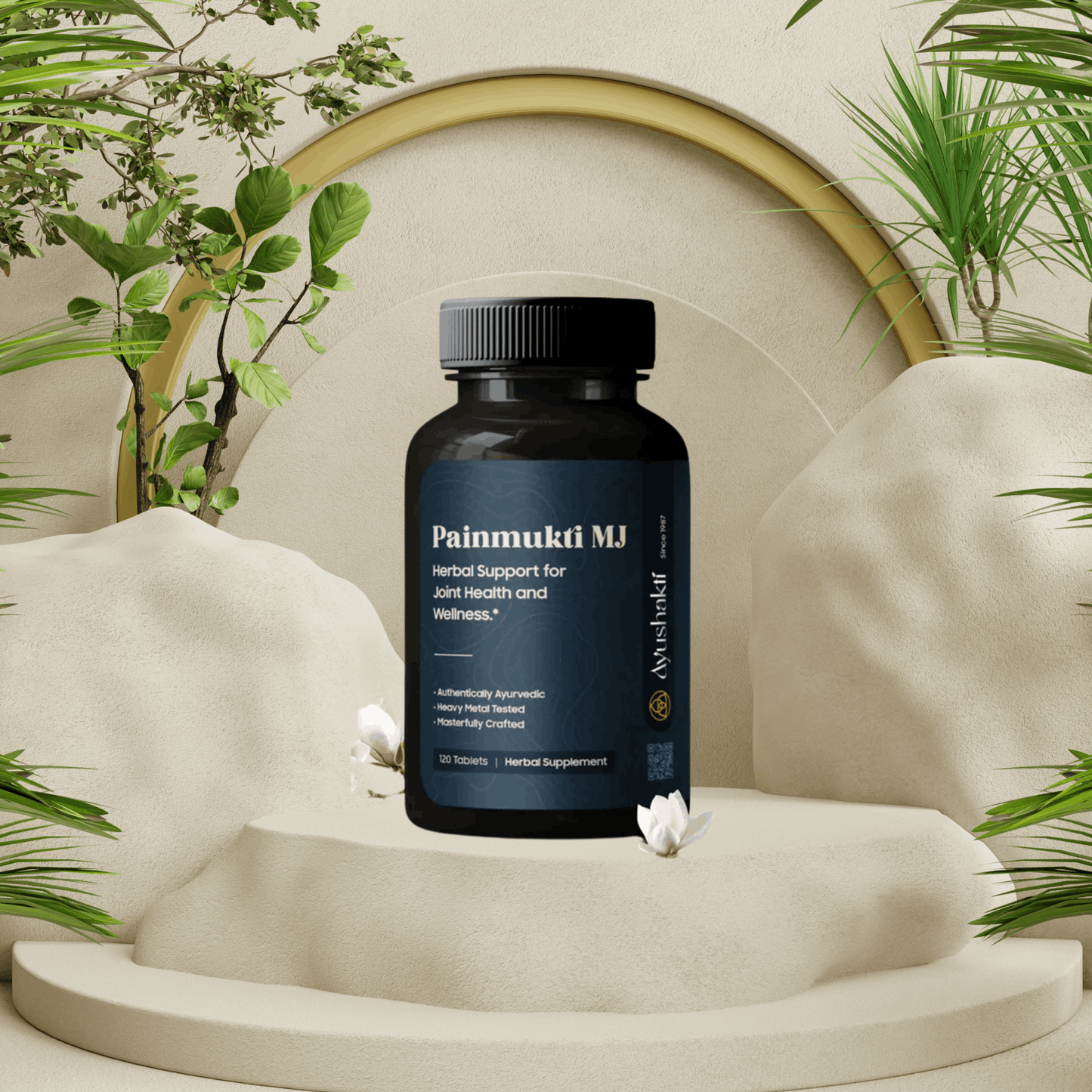 Ayushakti Painmukti M.J. 30 Tablets - For Pain Free Joints - Ayurvedic Nature Care