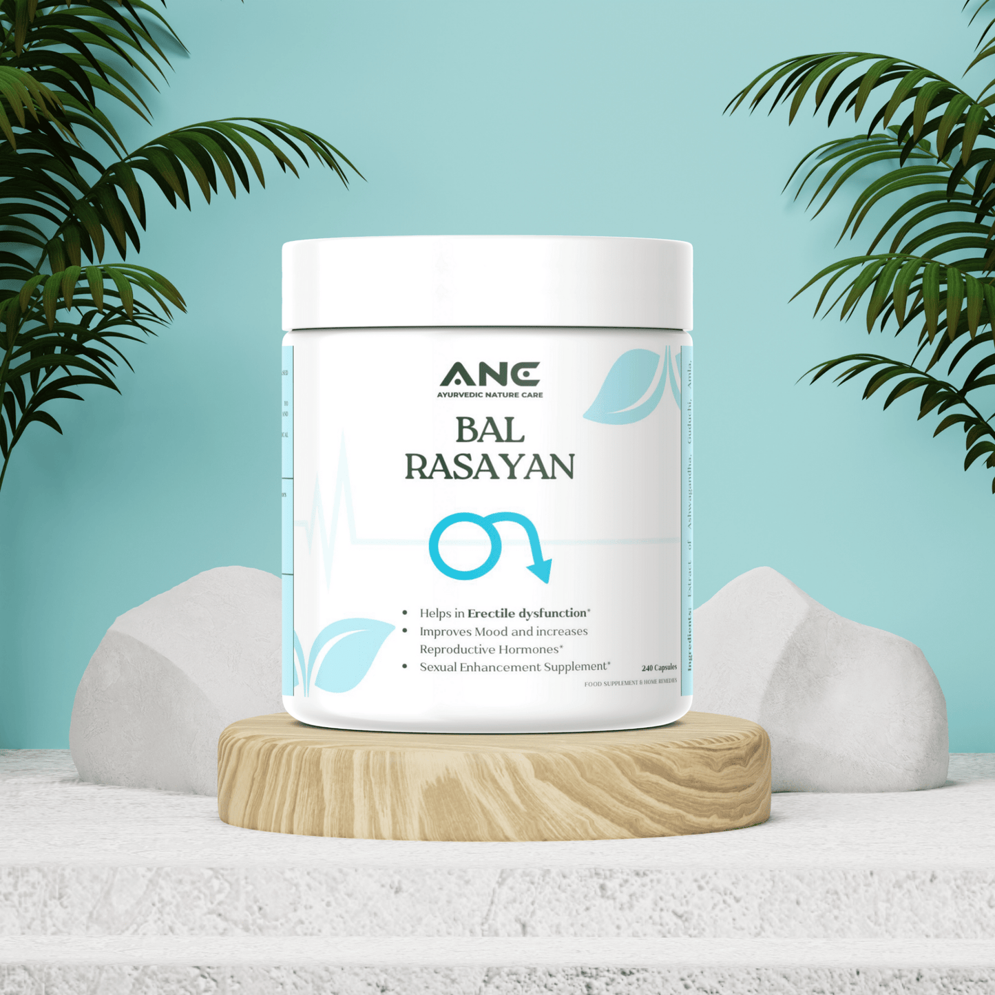 Bal Rasayan Capsules/Powder - Strength & Vitality Formula (Improves Mood and increases Reproductive Hormones) - Ayurvedic Nature Care