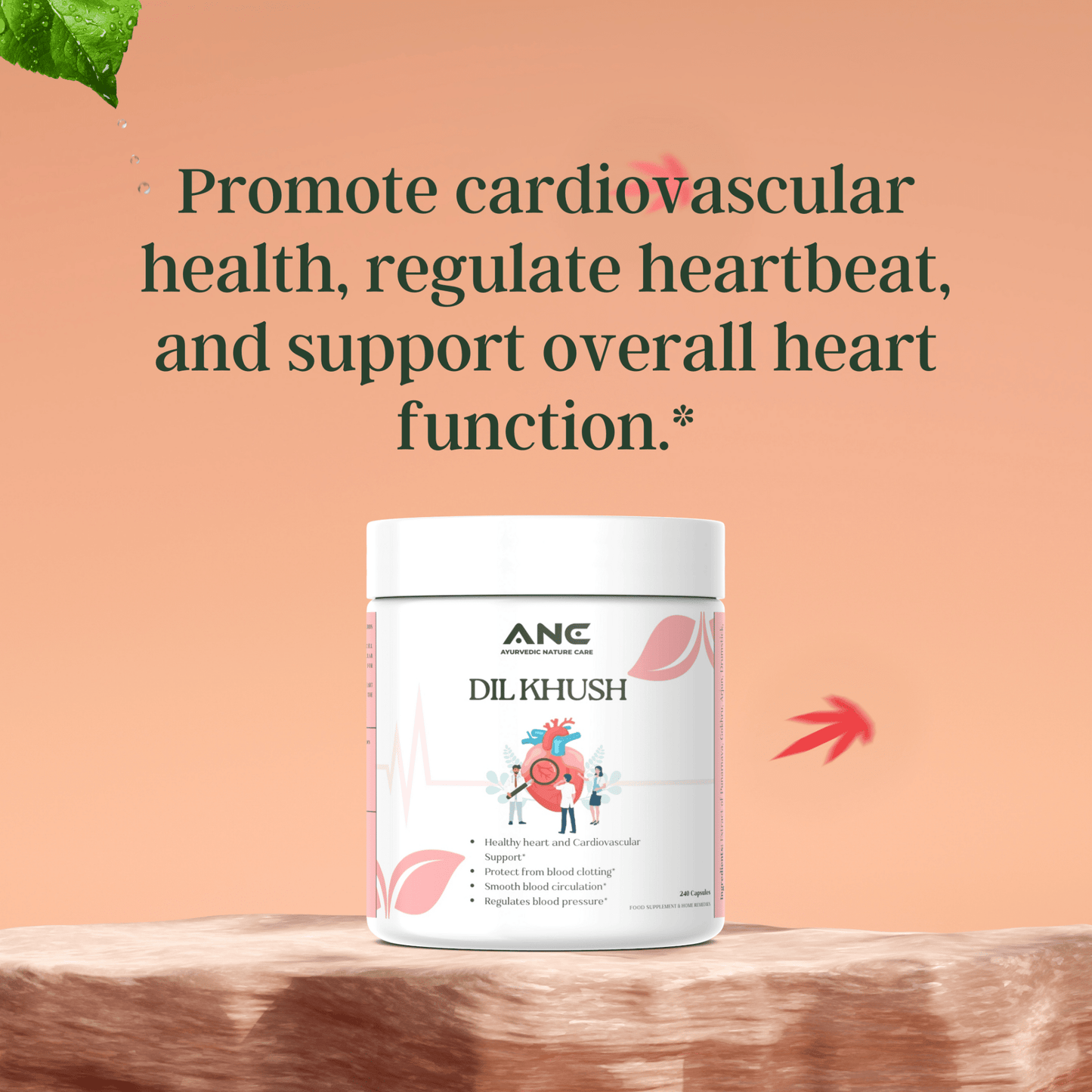 Dil khush Capsules/Powder – Ayurvedic Support for a Healthy Heart (Heartbeat, Cardiovascular Support) - Ayurvedic Nature Care