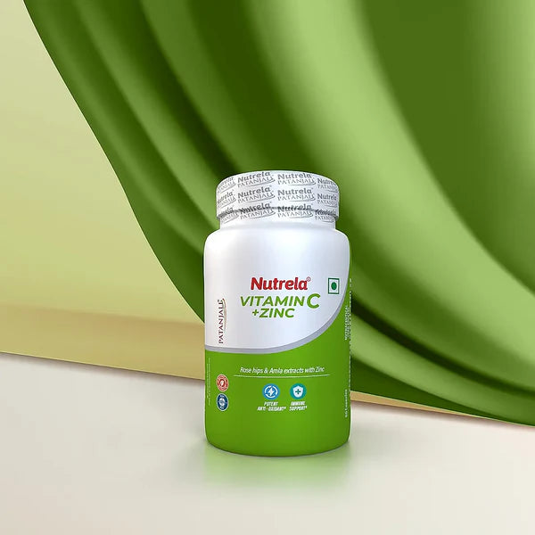 Patanjali Nutrela Natural Vitamin C Plus Zinc 30 Capsule