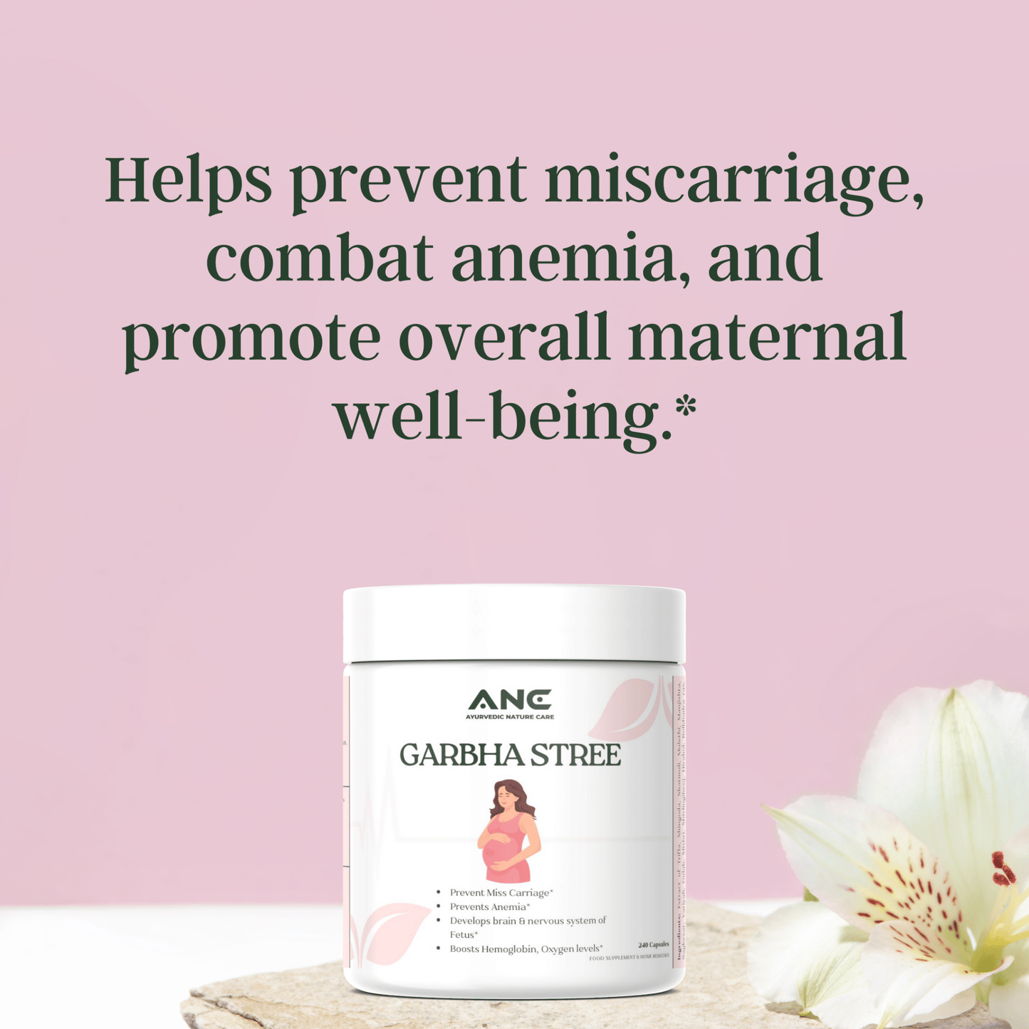 Garbhastree Capsules/Powder - Ayurvedic Support for a Healthy Pregnancy (Avoids Miss Carriage) - Ayurvedic Nature Care