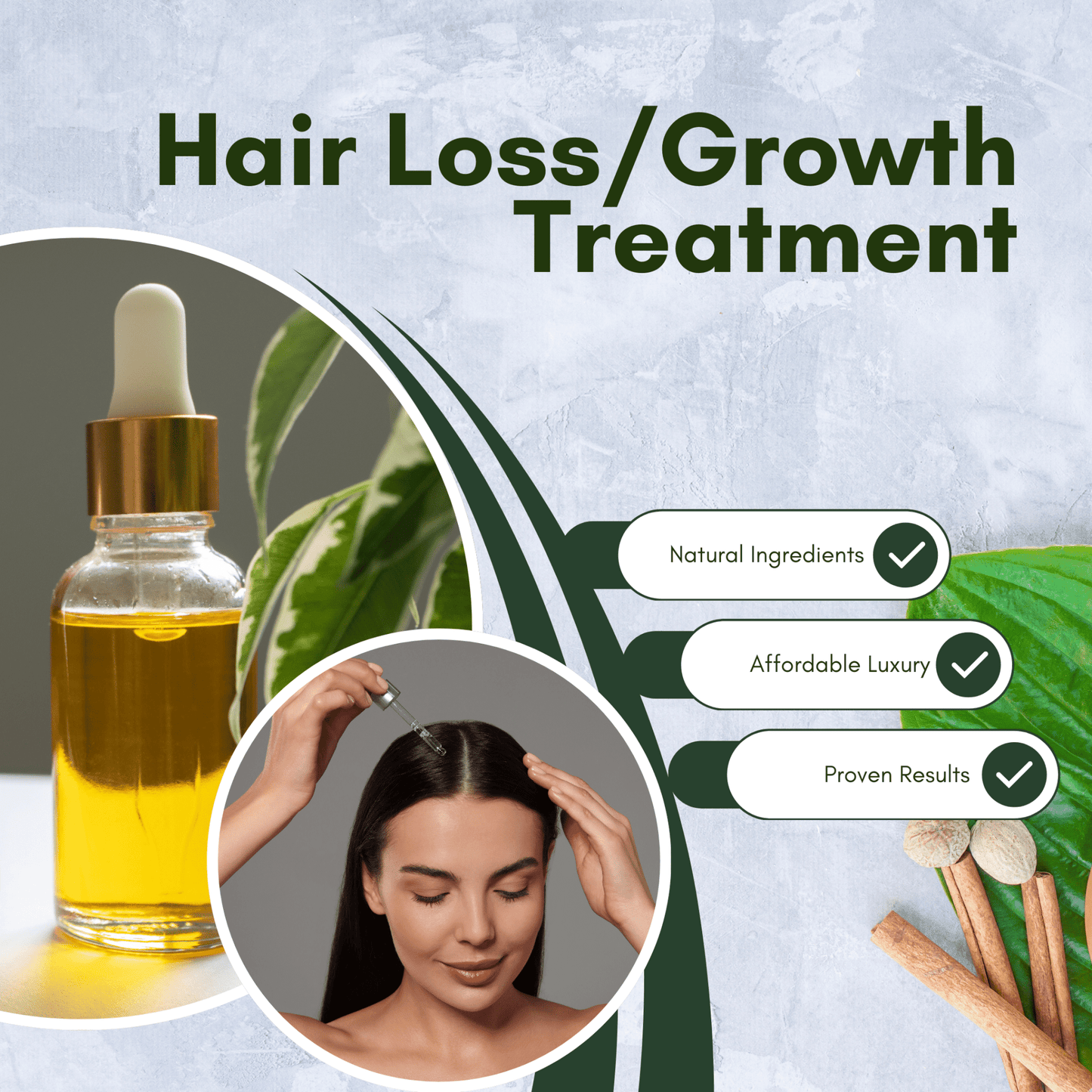 Herbal Hair Treatment for Hair Growth/Loss & Alopecia - Ayurvedic Nature Care