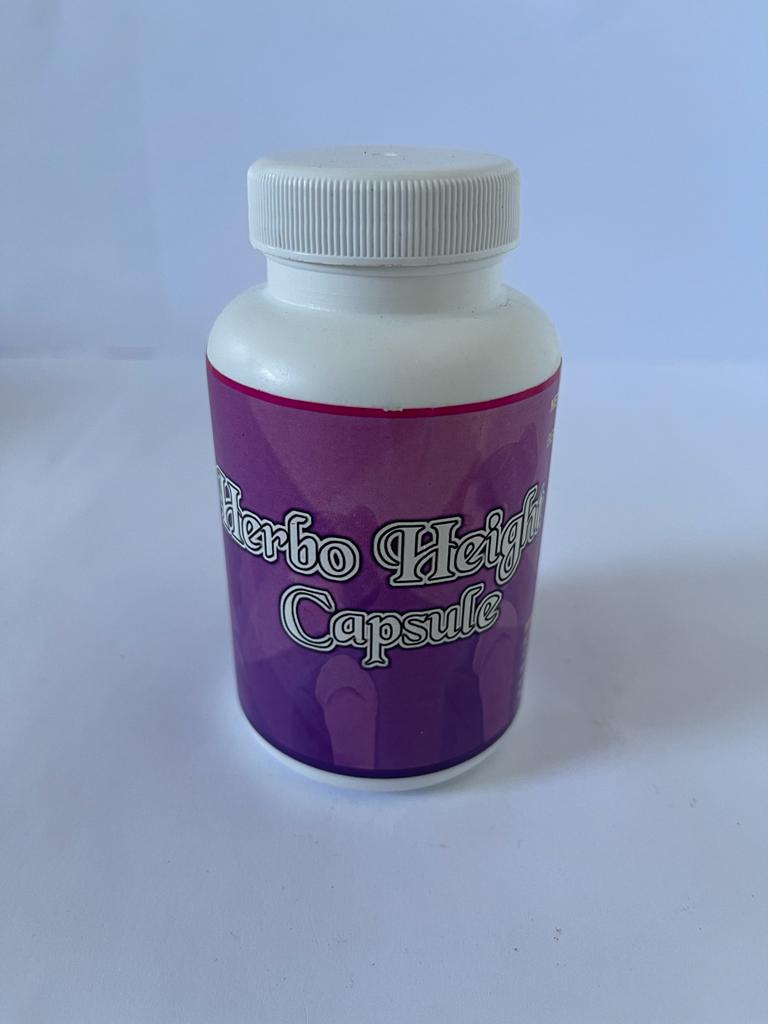 Herbo Height Capsules 120capsules (Helps increase Height in Boys and Girls) - Ayurvedic Nature Care