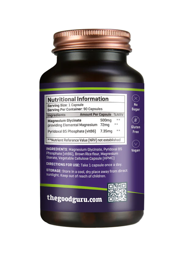 Magnesium Glycinate + Vitamin B6