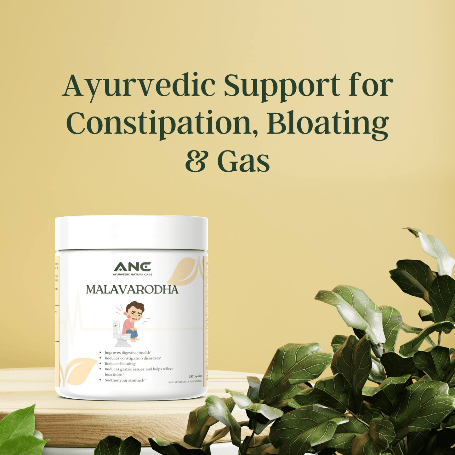 Malavarodha Capsules/Powder – To help reduce Constipation, Bloating & Gas - Ayurvedic Nature Care