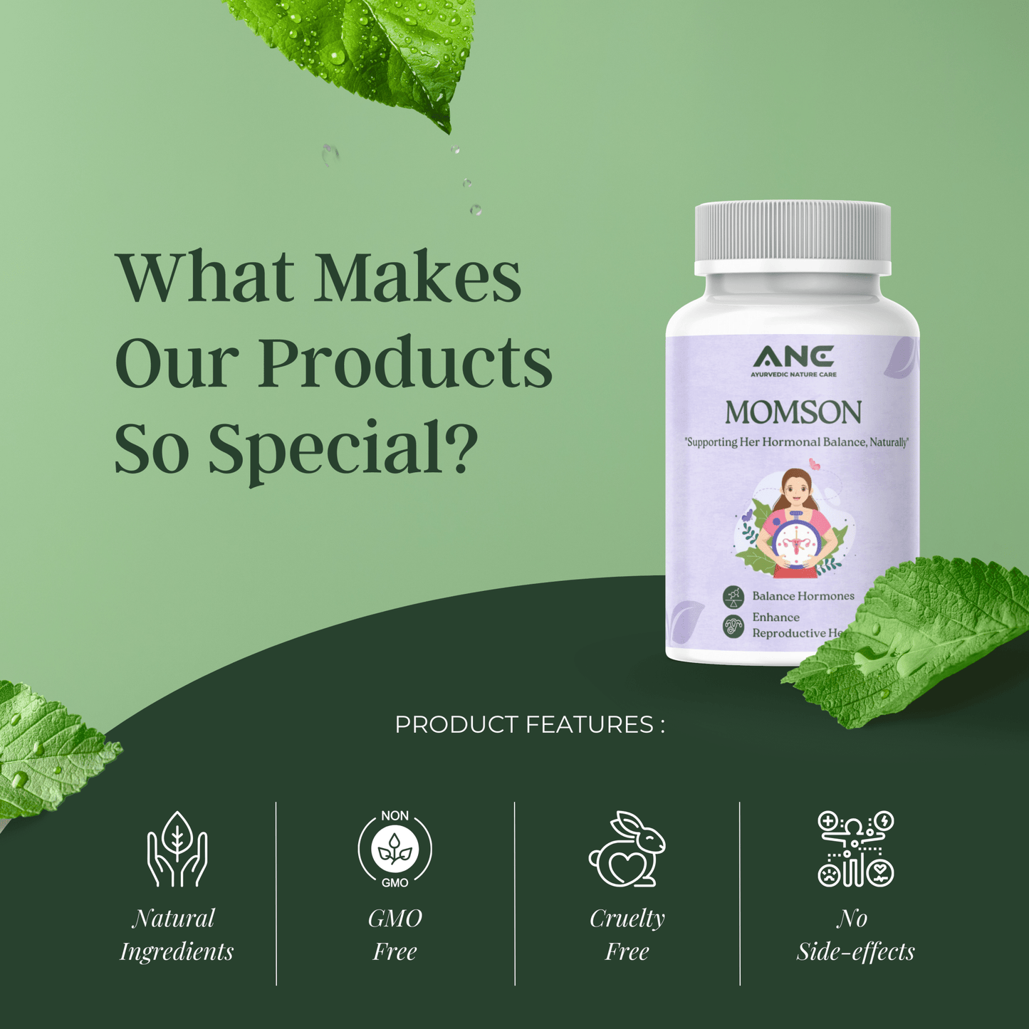 Momson Tablets - Her Hormonal Balance - Ayurvedic Nature Care