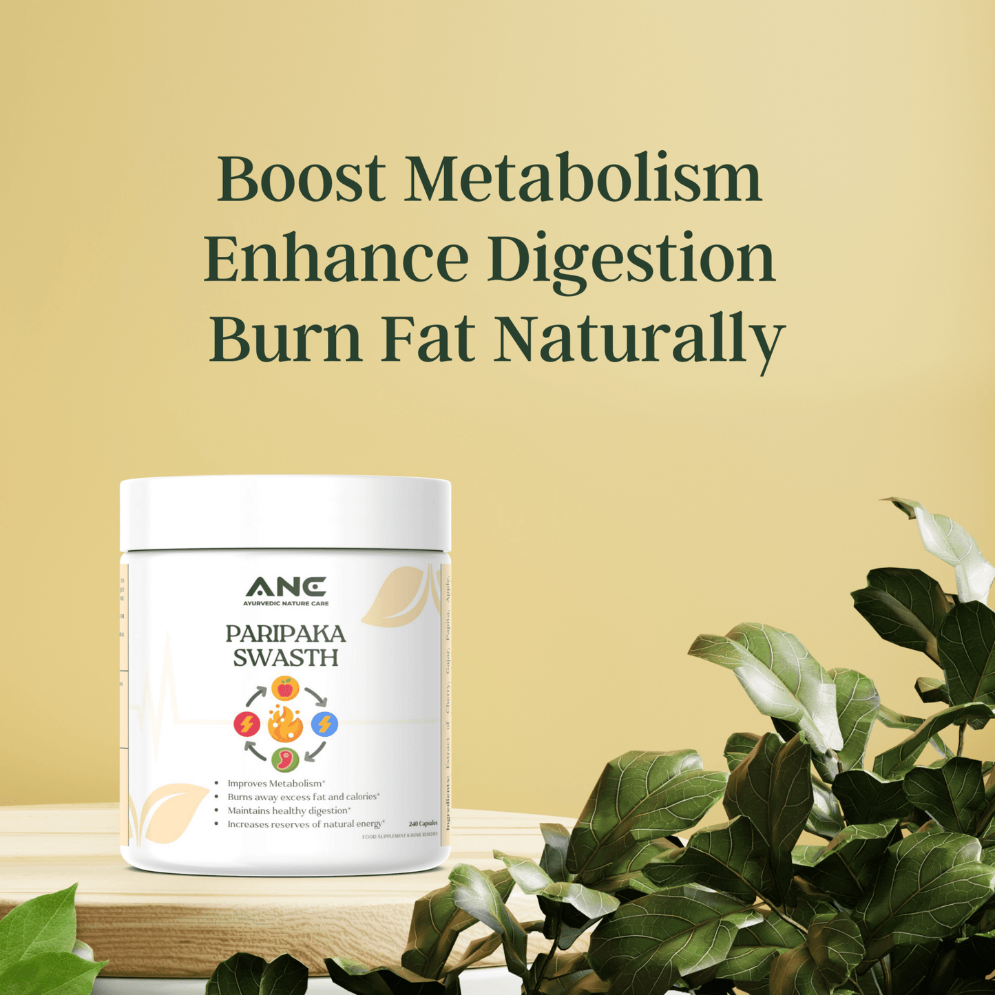 Paripaka Swasth Capsules/powder - Natural Herbal Metabolism & Weight Management Support - Ayurvedic Nature Care