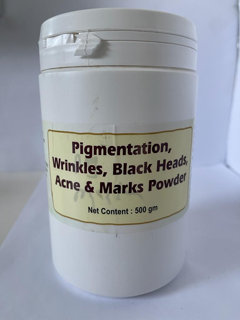 Pigmentation, Wrinkles & Black Heads Mask Powder - 250GM - Ayurvedic Nature Care
