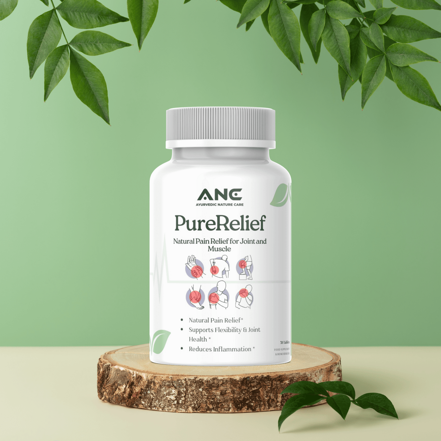 PureRelief Tablets - Natural Herbal Pain Relief Formula - Ayurvedic Nature Care