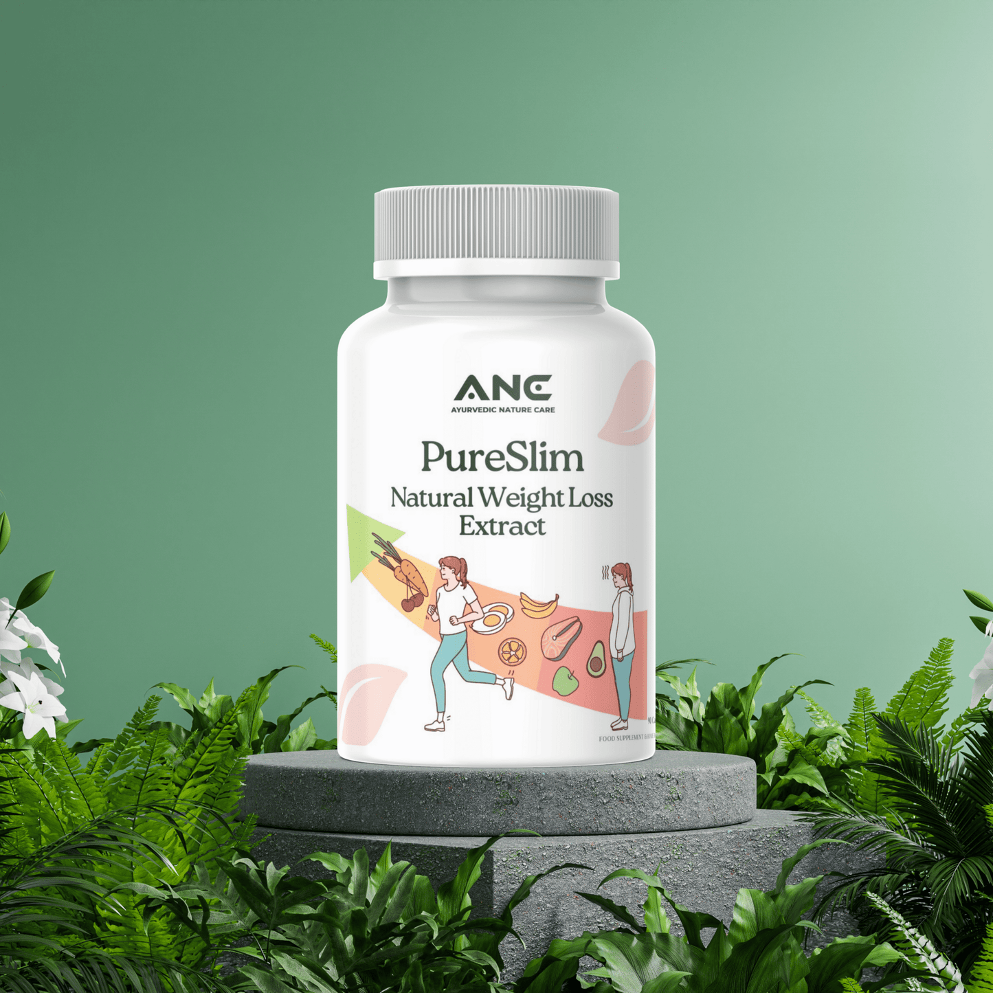 PureSlim Weight Loss Capsule - Helps with Weight Loss and Fat Reduction - Ayurvedic Nature Care