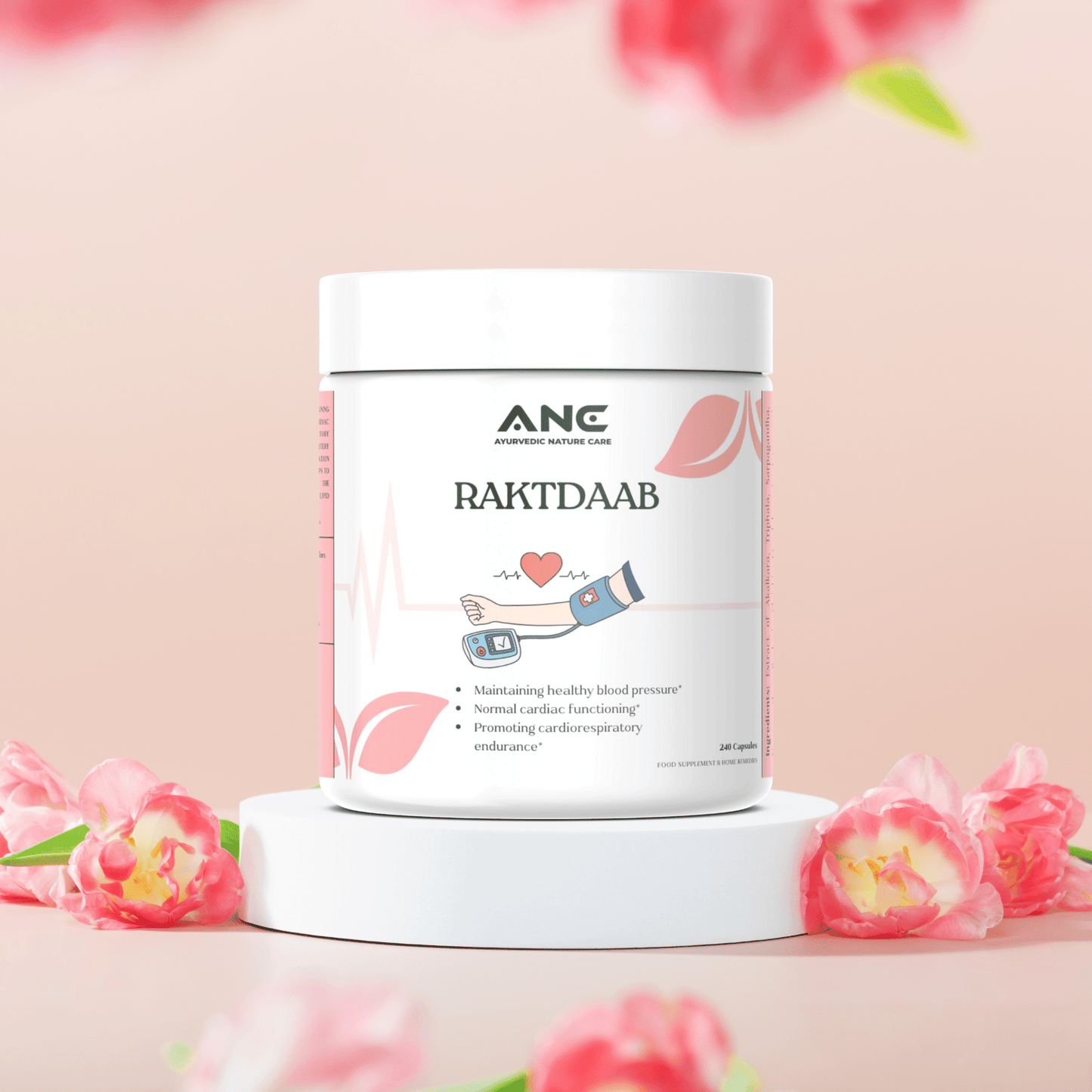 Raktdaab – Natural Herbal Support for Healthy Blood Pressure & Heart Health (BP Care) - Ayurvedic Nature Care