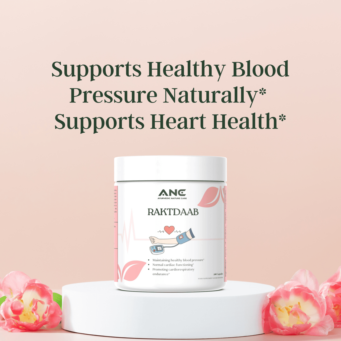 Raktdaab – Natural Herbal Support for Healthy Blood Pressure & Heart Health (BP Care) - Ayurvedic Nature Care