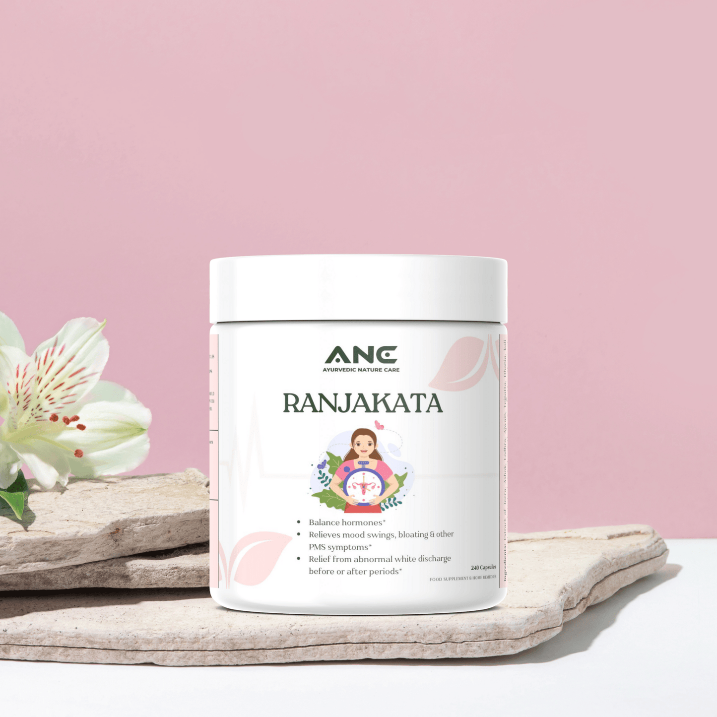 Ranjakata – Natural Herbal Formula for Hormonal Balance & PMS Relief (Balances Hormones) - Ayurvedic Nature Care