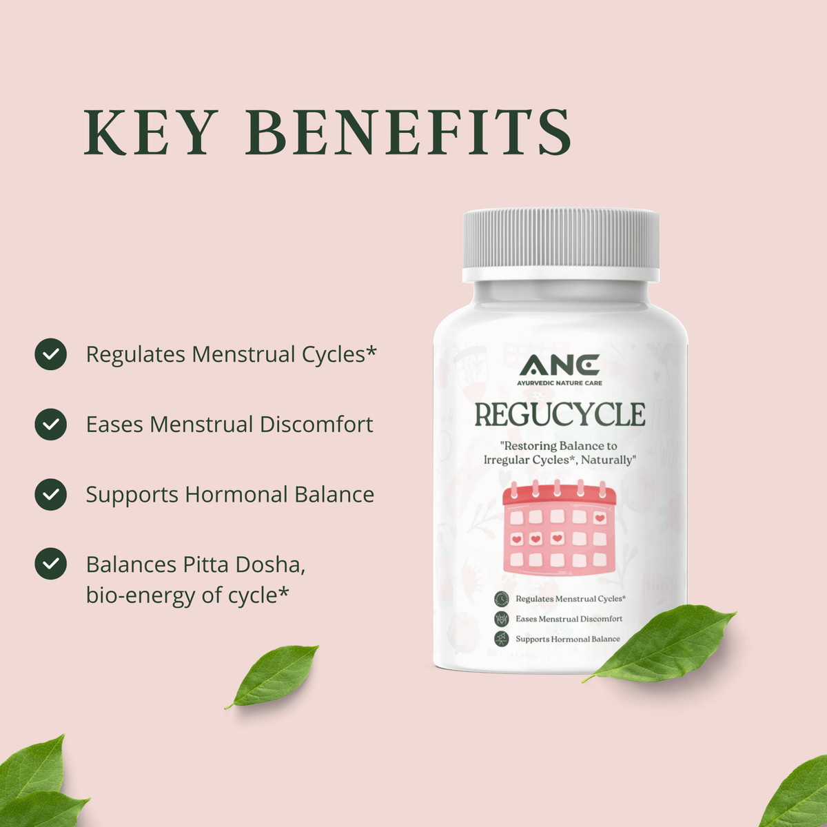 Regucycle (AARTAV) - Naturally Regulates Menstrual Cycle - Ayurvedic Nature Care