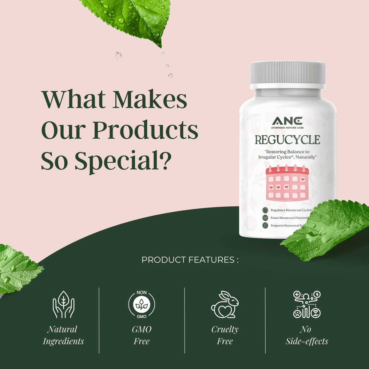 Regucycle (AARTAV) - Naturally Regulates Menstrual Cycle - Ayurvedic Nature Care