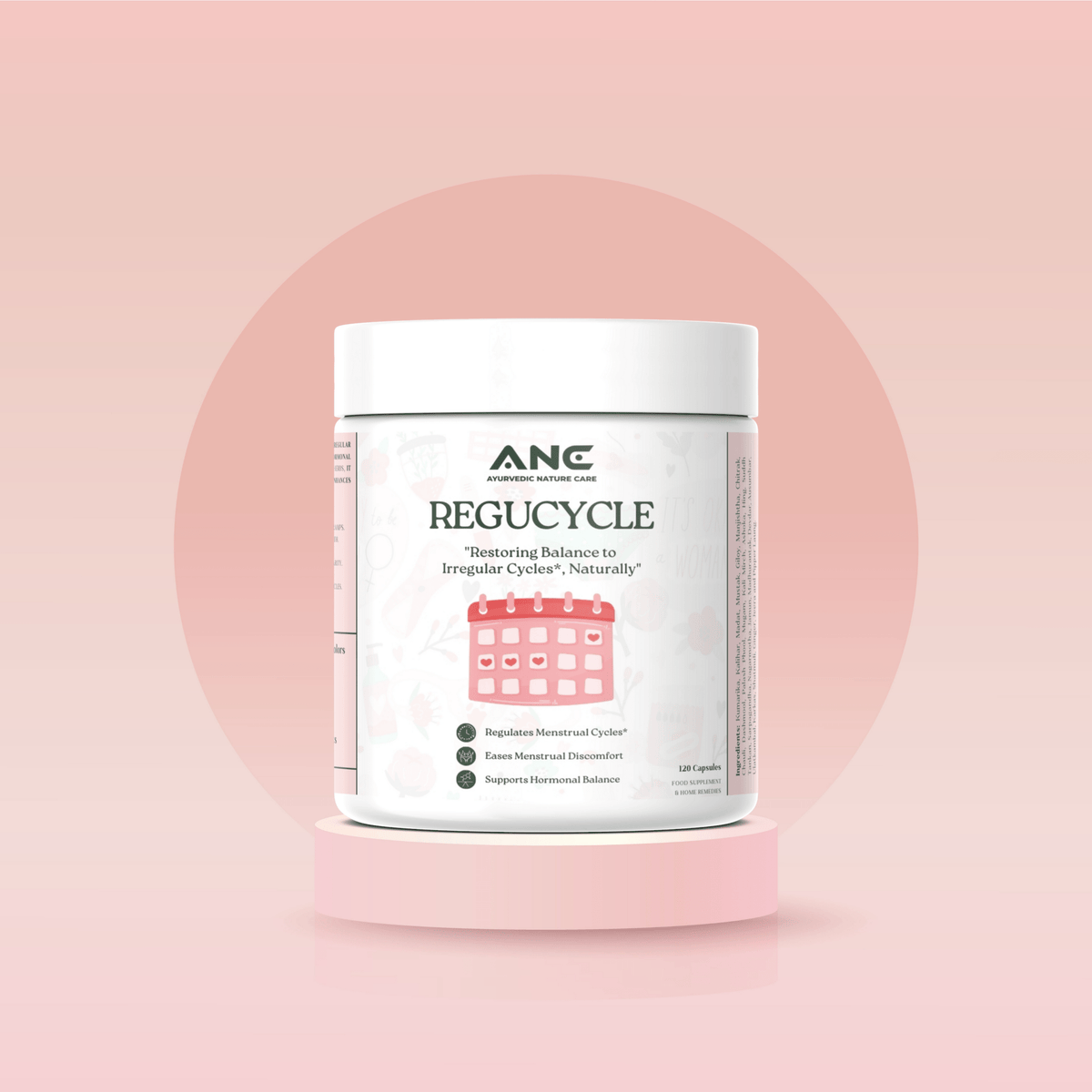 Regucycle (AARTAV) - Naturally Regulates Menstrual Cycle - Ayurvedic Nature Care