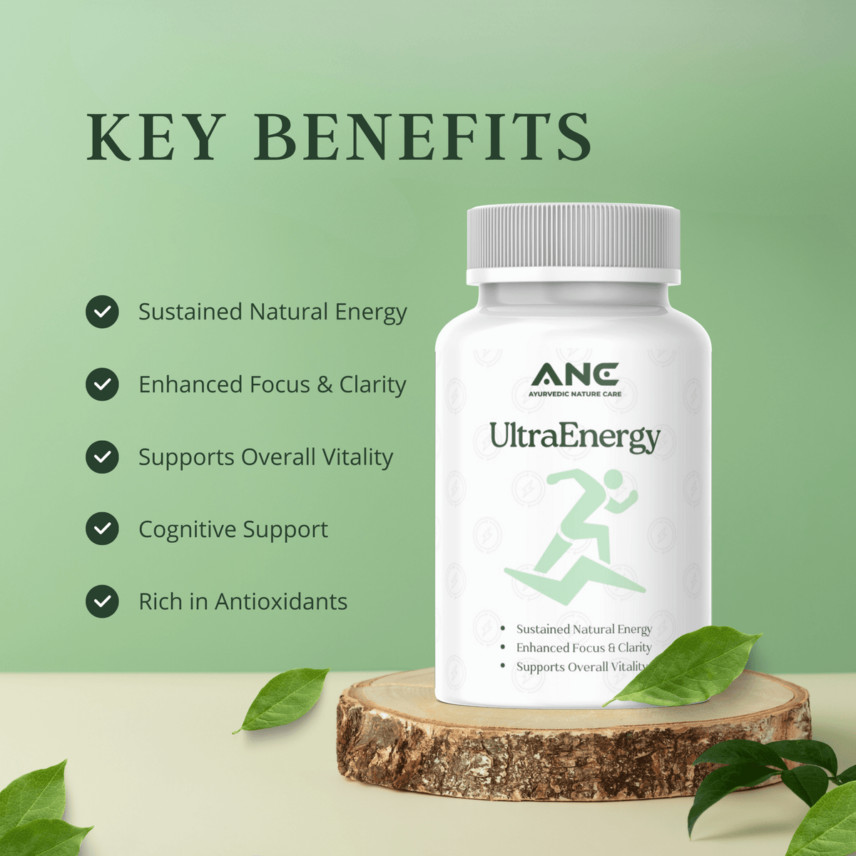 Ultra Energy Tablets - Boost Energy Naturally - Ayurvedic Nature Care