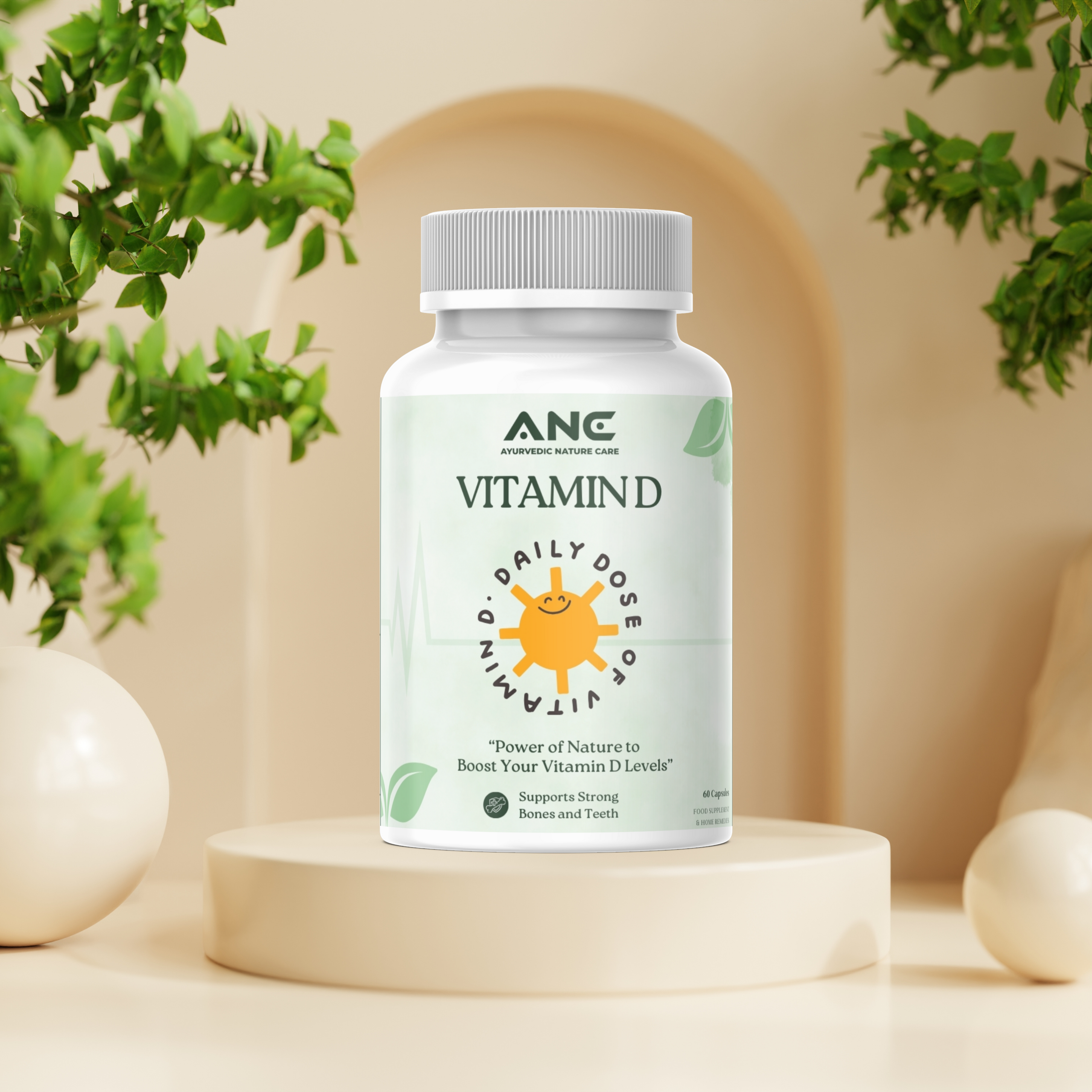 Vitamin D Capsules-Purely Natural, Perfectly Balanced Vitamin D Support