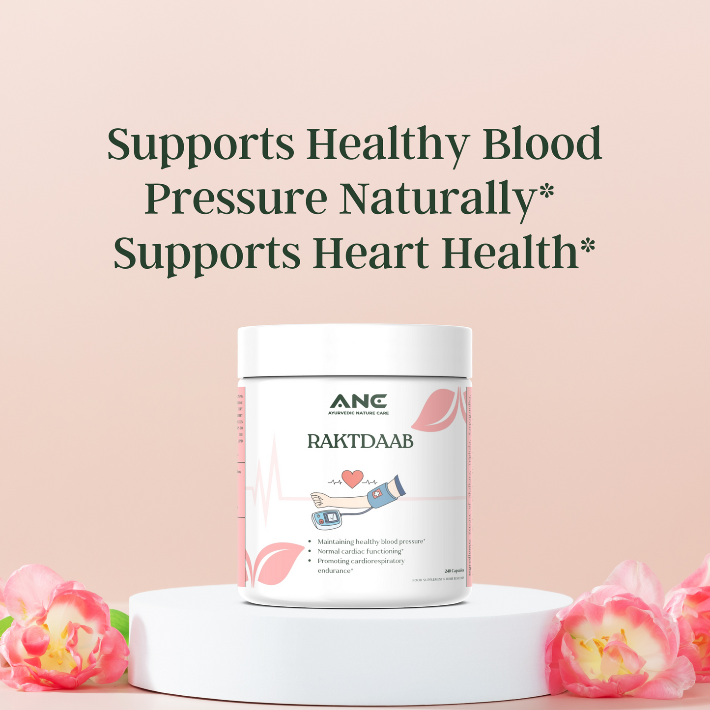 Raktdaab – Natural Herbal Support for Healthy Blood Pressure & Heart Health (BP Care)