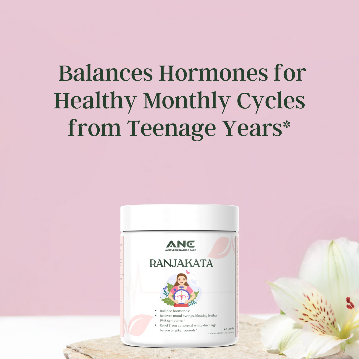 Ranjakata – Natural Herbal Formula for Hormonal Balance & PMS Relief (Balances Hormones)