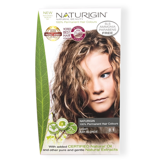 Hair Dye Naturigin 100% Organic Base Permanent Hair Color - 8.1 Light Ash Blonde