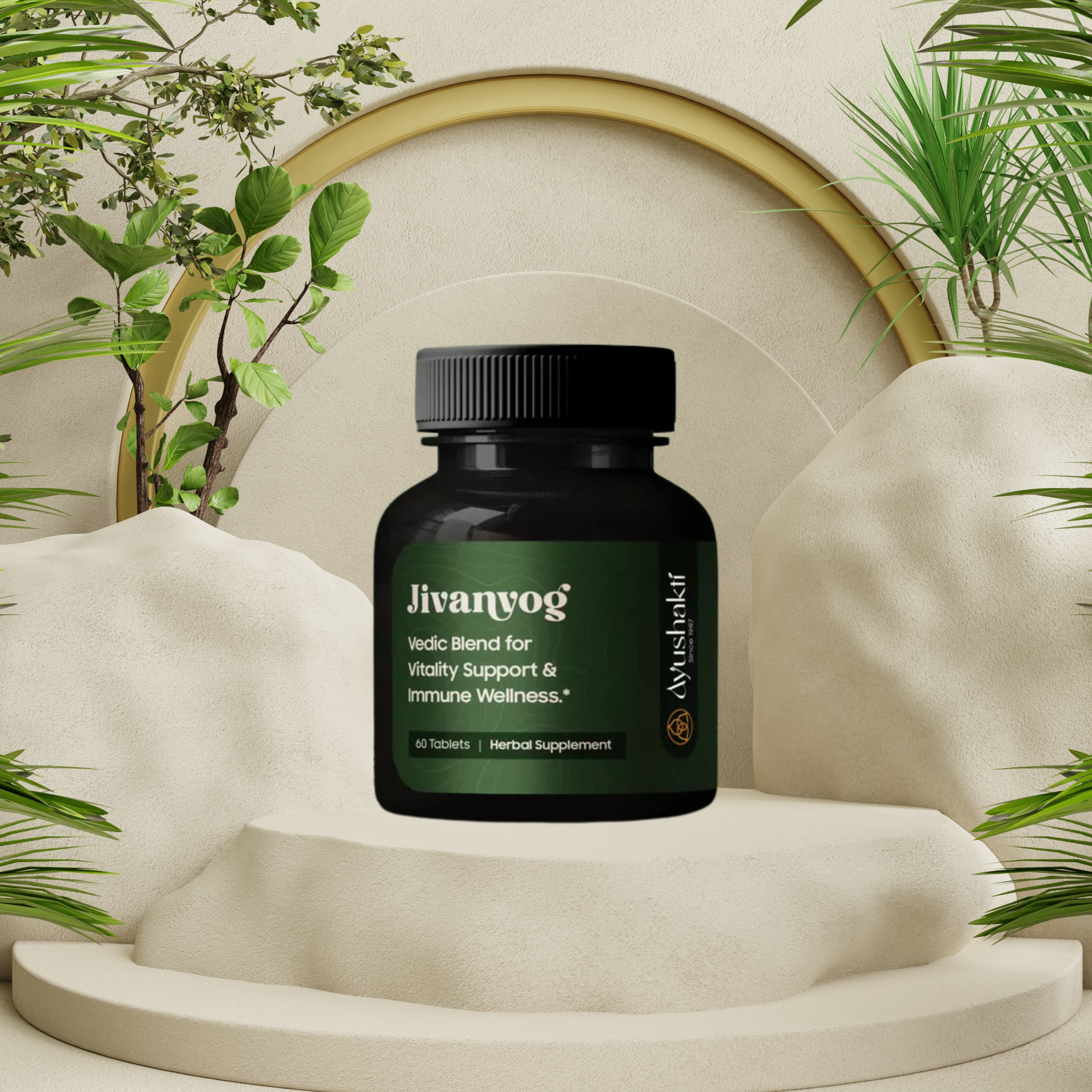 Ayushakti Jivanyog 60 Tablets - To Support Vitality and Immune Wellness