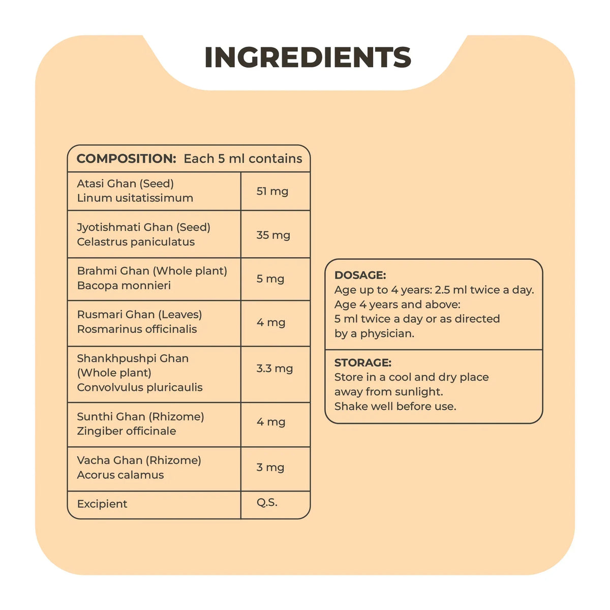 Nisarga Herbs Nurosmart Syrup 150ml (pack of 2)