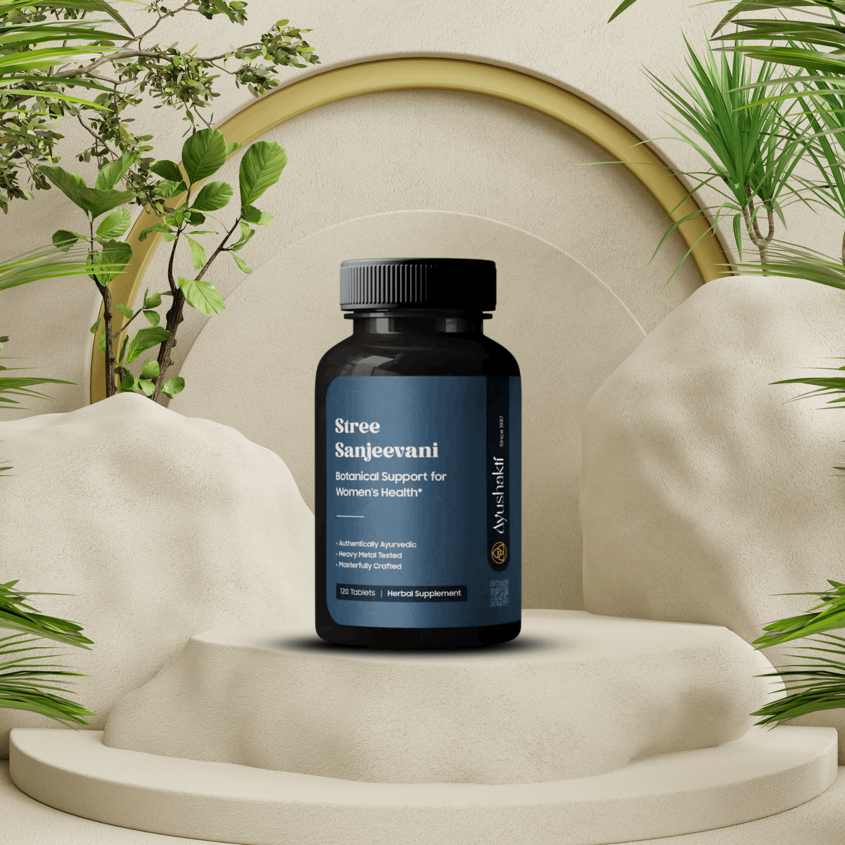 Ayushakti Stree Sanjivani 120 Tablets - Improves fertility and Quality of follicles