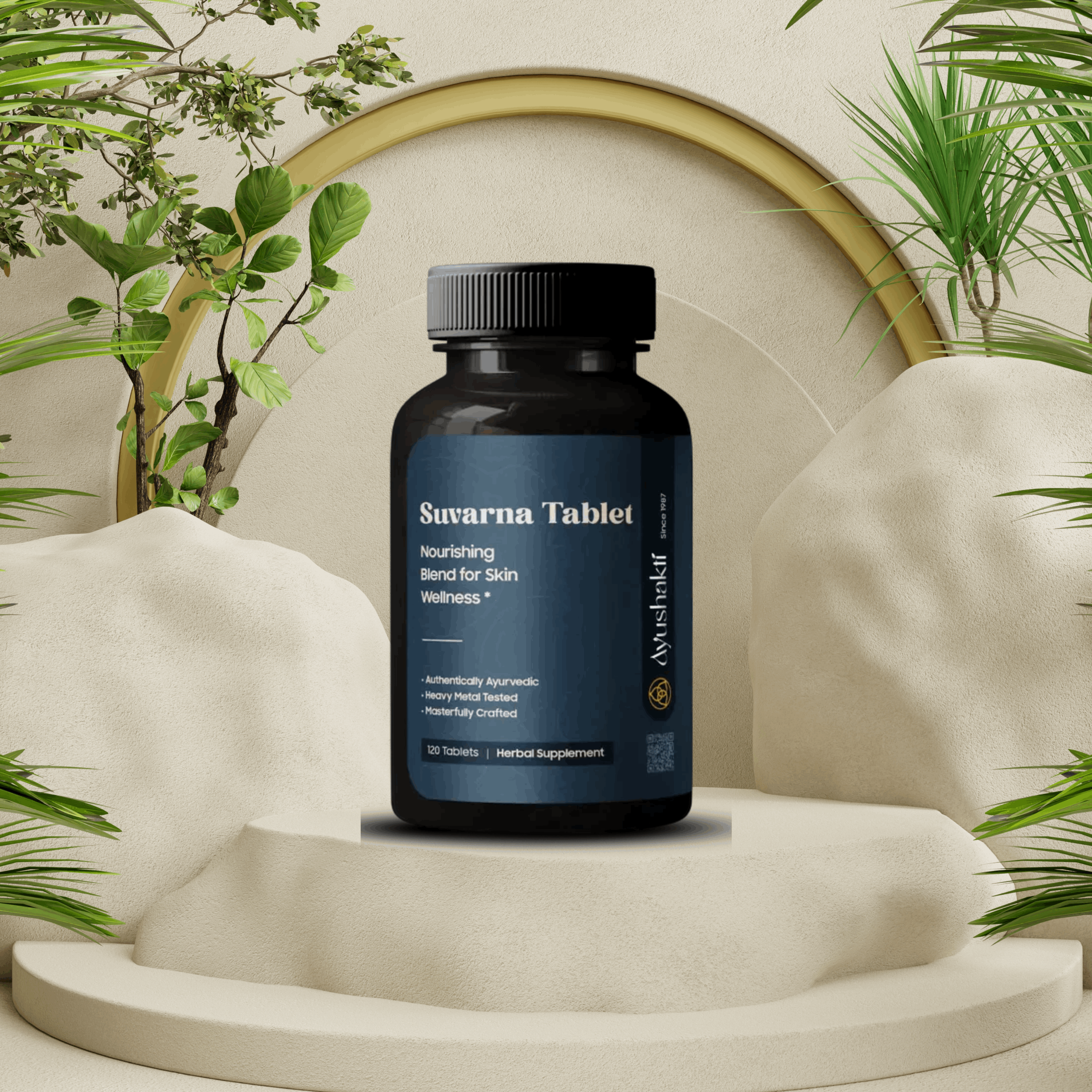 Ayushakti Suvarna 120 Tablets - Promotes Natural Skin Color