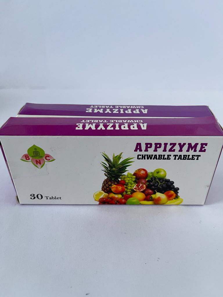 Appizyme Chewable 30 Tablets (Pack of 2) (Supports Whole Body Organs Wellness)