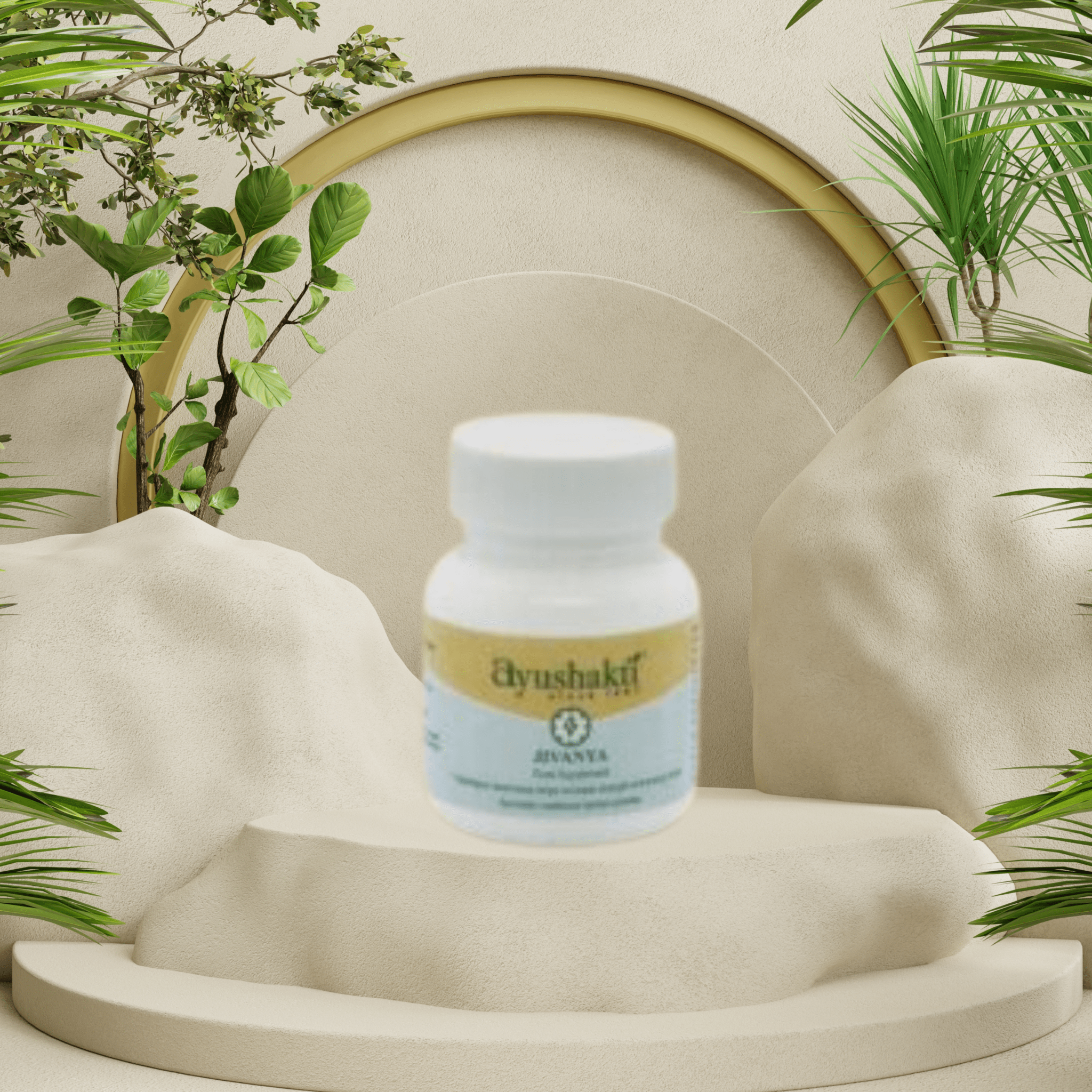 Ayushakti Jivanya 60 Tablets - Rejuvenation, Strength and Energy - Ayurvedic Nature Care