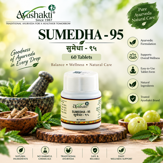 Ayushakti Sumedha-95 – 60 Tablets