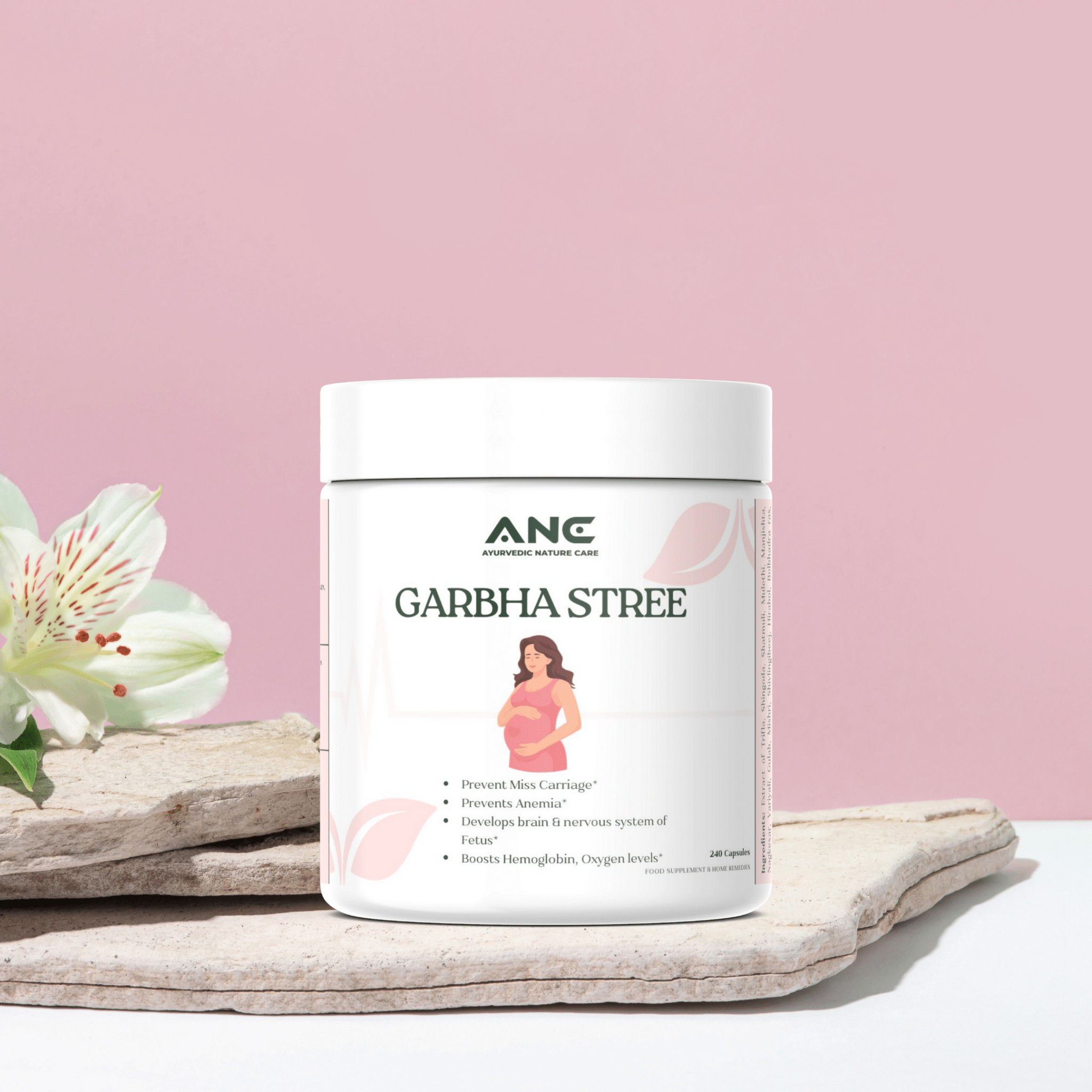 Garbhastree Capsules/Powder - Ayurvedic Support for a Healthy Pregnancy (Avoids Miss Carriage) - Ayurvedic Nature Care
