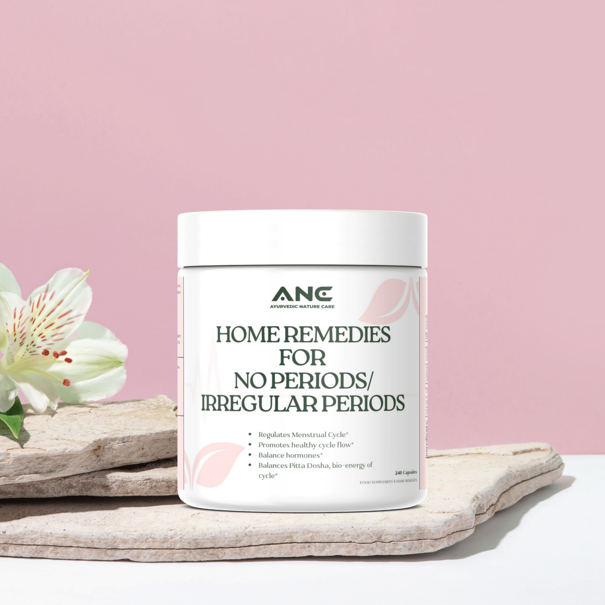 Home Remedies Capsules/Powder - Natural Herbal Support for Menstrual Regularity - Ayurvedic Nature Care