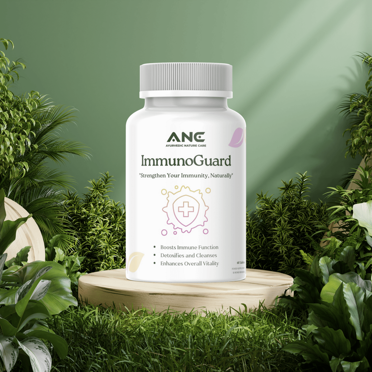 ImmunoGaurd Tablets - Boost Immunity with Tulsi, Amla, Curcumin & Giloy - Ayurvedic Nature Care