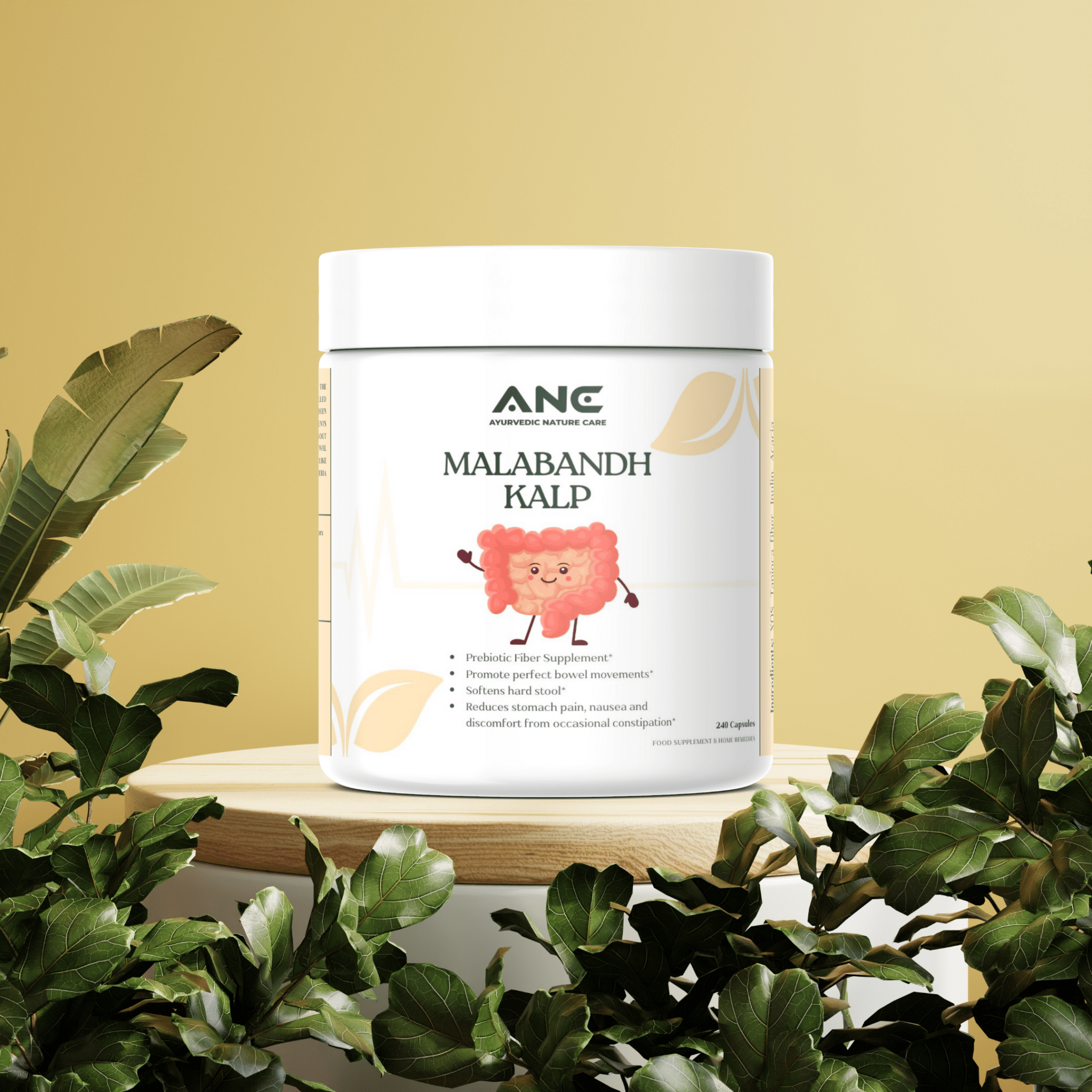 Malabandh Kalp Capsules/Powder (Prebiotic Fiber Supplement for Colon Cleanse & Flavorless Digestive Nutritional Supplements) - Ayurvedic Nature Care